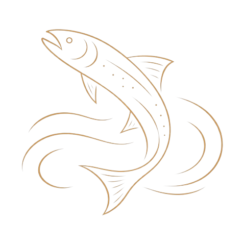 Salmon of Knowledge stencil artwork